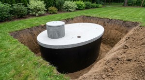 Szambo betonowe owalne cylindryczne zbiornik na ścieki 8 m3 